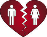 clip art of broken heart