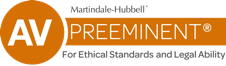 AV Rated Preeminent by Martindale Hubbell